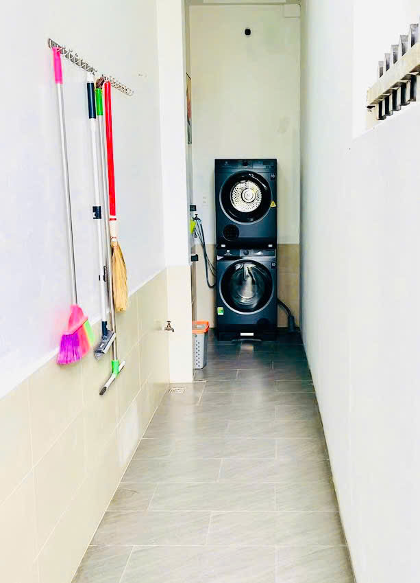 Khu vực giặt sấy thông thoáng